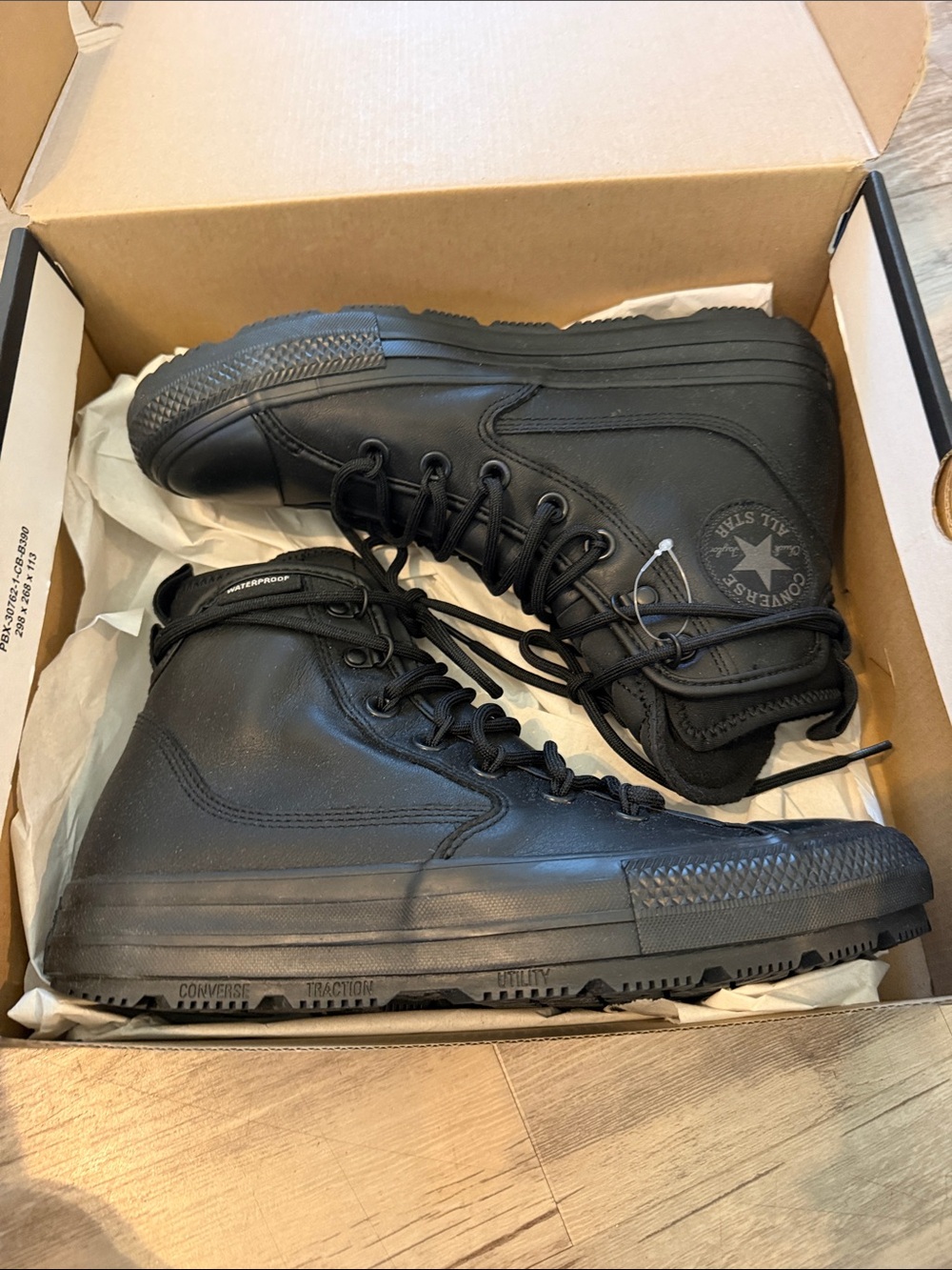 Converse Black High-Top Waterproof Utility Boots